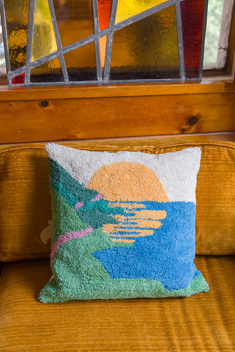 Big Sur California Throw Pillow by Groppo